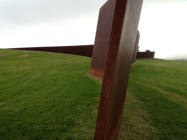 Gibbs Farm - Richard Serra's sureal 250m-long 'Te Tuhirangi Contour'