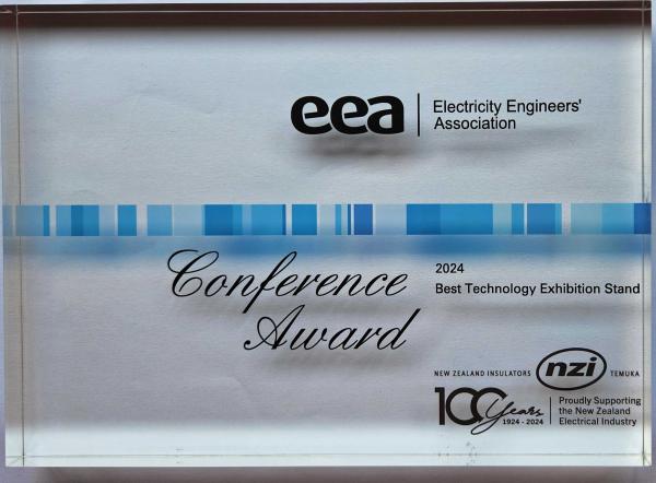 EEA award  for "Best 2024 Technology Exhibition Stand" 