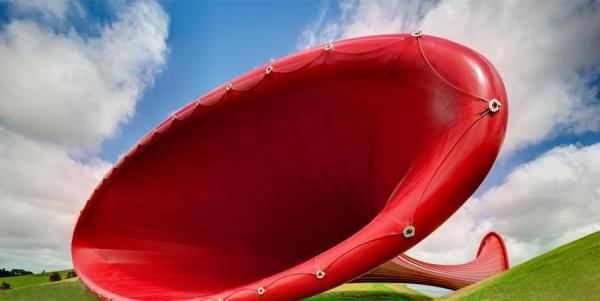 Gibbs Farm - 'Dismemberment' by Anish Kapoor, 85m of PVC & Steel